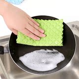 厨房家居用品加厚纤维吸水擦桌抹布不沾油掉毛刷碗擦碗洗碗清洁布