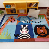 七彩潮正品纯手工加厚地毯可爱儿童地毯卡通卧室防滑地毯地垫特价