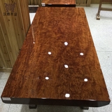 巴花大板尺寸【215-93-10.5】现货实木红木餐桌画案特价会议桌