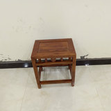 仿古中式方凳实木餐凳 方凳子 琴凳 加大铜钱凳 脚凳 榆木特价