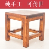 家用矮凳实木仿古凳子小木凳成人小方凳换鞋凳方形香樟木柏木板凳