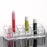 亚加丽加 水晶口红展示架 透明唇彩收纳盒 化妆品唇膏整理收纳架