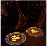 现代迎宾灯ix35 瑞纳 朗动 索纳塔八汽车改装led灯车门无线投影灯