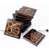 比利时Godiva高迪瓦85%黑巧克力小薄片散装5g(单片)喜糖【现货】
