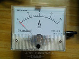 上海旭度 指针式69C9 A/V 0-20A直流电流表 直接式 板表 表头