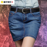 夏季韩版牛仔短裙半身裙女包臀裙子显瘦百搭薄款一步裙潮修身显瘦