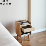 现代简约日式全实木床头柜橡木床头柜北欧宜家储物柜收纳柜床边柜