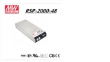 明纬PFC可调电压可并联开关电源RSP-2000-48 2000W 48V42A[正品]