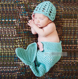 新款儿童摄影服装 影楼百天宝宝家庭拍照相美人鱼服饰 特色婴儿服