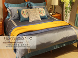 新中式中国风古典民族风床上用品样板房样板间软装床品多件套新品