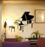 乐福园创意墙贴客厅卧室电视沙发背景贴纸音乐教室装饰贴画钢琴