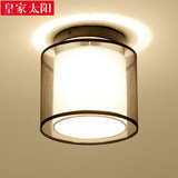 新中式吸顶灯LED过道灯圆形走廊玄关灯现代卧室吸顶灯门厅小灯具