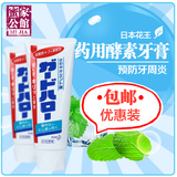 日本进口花王KAO酵素防蛀牙膏 美白杀菌去牙渍口臭薄荷165g*2