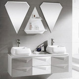 欧式卫浴橡木面盆双盆浴室柜现代陶瓷盆浴柜洗脸盆柜组合A-0062