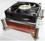 金钱豹2U服务器机箱专用CPU风扇1366直吹 纯铜 服务器散热器