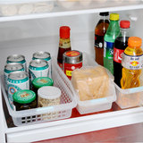 日本进口厨房收纳盒透明冰箱置物盒冷藏抽屉整理盒塑料桌面储物盒