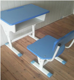 厂家直销学校培训班学生课桌椅 单人 批发小学生塑钢可升降课桌
