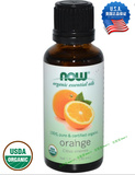 现货-美国代购 NOW FOODS 100%纯天然有*机Organic甜橙精油30ml