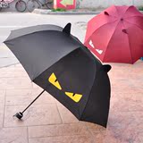 韩国创意小恶魔雨伞 学生折叠防晒两用晴雨伞男女 超轻三折太阳伞