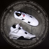Air Jordan 4 White Cement AJ4白水泥OG钩子 308495-308496-104