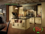 欧式橱柜定做 实木橱柜整体厨房 厨柜订做定制 北京家庭装修家具
