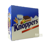 德国进口零食 knoppers牛奶榛子巧克力威化饼干 24包/600g 礼盒装
