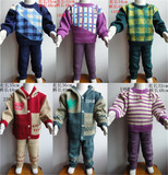纯手工编织婴儿毛衣、宝宝毛衣、毛裤、绣花套装(加厚）