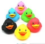 正品香港semk创意礼品B.Duck小鸭洗澡玩具浮水鸭贴车黄绿色现货