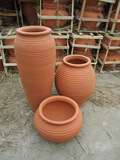 厂家直销手工土陶欧式红泥粗陶陶罐花瓶水景花瓶组合陶罐花器花盆