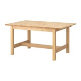 IKEA 诺顿 伸缩型餐桌, 桦木 成都海伦宜家正品代购