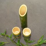 新鲜楠竹制作 斜口竹杯/生态健康杯/水杯/茶杯/药引杯竹筒纯天然