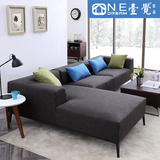 壹觉 布艺沙发组合现代简约 北欧式客厅贵妃大小户型转角沙发创意