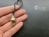 尼泊尔手工藏式海螺法器挂件钥匙扣古玩铜件黄铜老铜件挂饰玩件