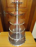 烘焙用品 6层铝合金单柱蛋糕架 生日婚庆蛋糕架