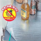 日本进口东洋铝TOYAL铝箔抗菌防虫垫 橱柜防潮垫子厨房吸味除臭垫