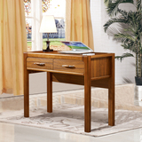 现代中式书桌 实木书桌家用台式电脑桌写字台办公桌书房家具特价