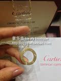 #奢华志#卡地亚Cartier LOVE系列 黄金镶钻链坠项链 B7014500