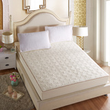 米黄色夹棉床笠高级纯色床罩防滑床垫保护套床品1.5米1.8米多规格