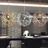 后现代吊灯不锈钢钻石球形吊灯创意几何吊灯个性咖啡厅餐厅吧台灯