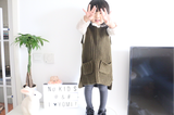 韩国代购同款女童军绿色毛线针织马甲 女宝超级韩范儿背心裙包邮