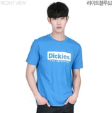 韩国正品代购DICKIES韩版夏季男女纯棉休闲字母修身圆领短袖T恤