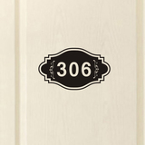 可定制改号码创意欧式数字贴宿舍宾馆旅馆寝室装饰房间号码墙贴纸