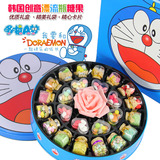 韩国许愿瓶糖果礼盒装漂流瓶机器猫新奇创意零食儿童节生日礼物
