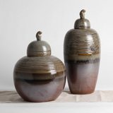 中式新古典风格装饰摆件陶瓷坛罐子软装配饰工艺饰品古代老式特色