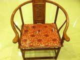 仿古典红木沙发坐垫中式家具坐垫圈椅官帽椅餐椅太师皇宫椅垫定做