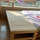 榻榻米床加宽床加长实木床松木床单人床双人床儿童床拼接床可定做