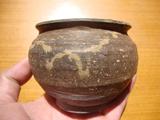 宋代铁锈斑褐釉小罐 高古陶瓷 古董古玩 老瓷器 包老保真出土瓷器