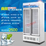 穗凌 LG4-398M2F 冰柜 商用立式冷藏玻璃展示双门冷柜陈列柜