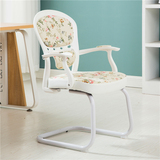 特价欧式田园电脑椅办公椅转椅家用椅子白色书桌椅弓形电脑椅包邮