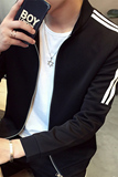 秋冬韩版男士套头卫衣套装学生运动卫衣青少年休闲开衫薄款外套潮